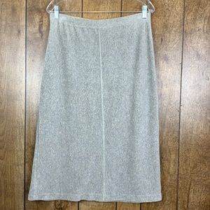 J. Jill Women A Line Skirt Medium Grey